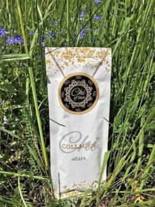 biała saszetka Chi Collagen kolagen na stawy, kolagen do picia