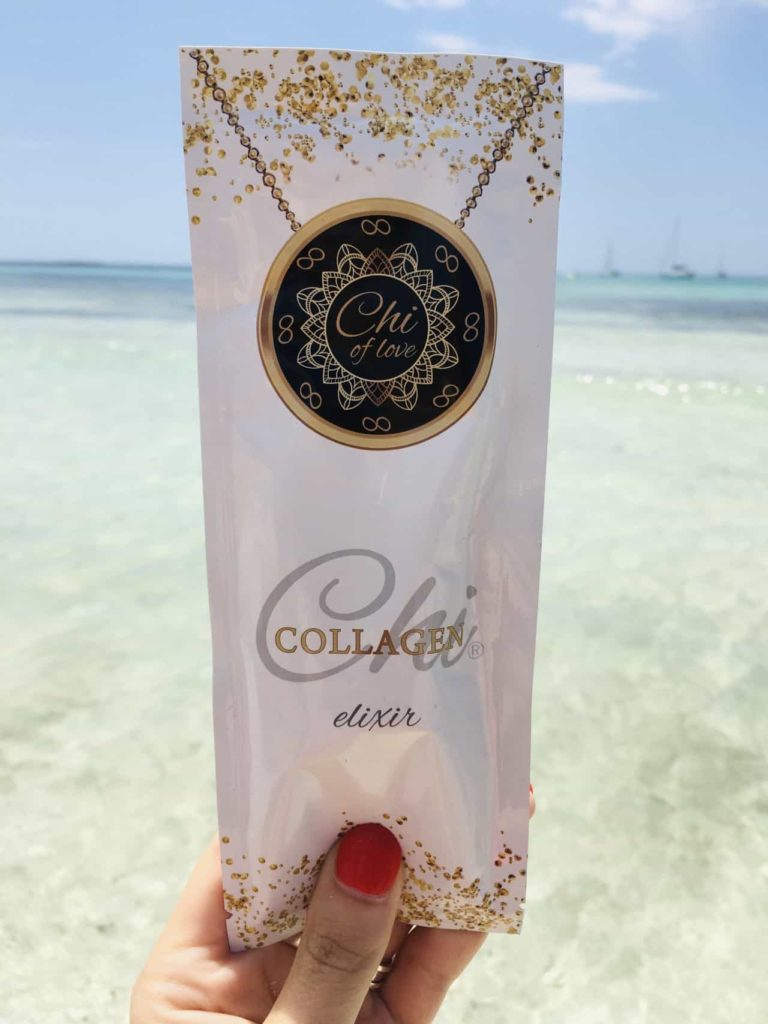 saszetka chi collagen elixir biała