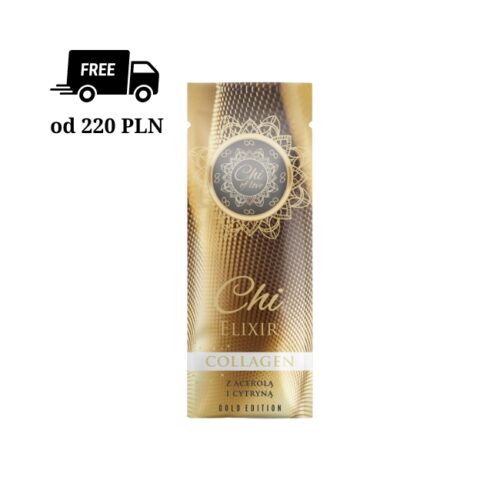 Naturalny kolagen rybi do picia<br>Chi Collagen Elixir Gold Edition<br> - 10.000 mg kolagenu <br> - acerola+cytryna+witaminy i minerały
